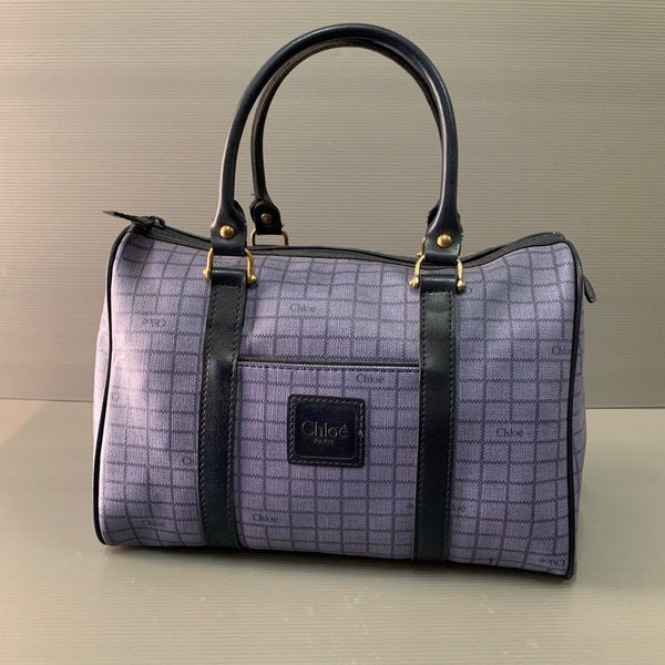 Authentic Chloe Purple Top Handle Bag