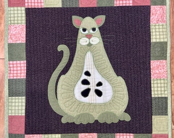 Woolly Boscat Quilt by Helene Knott