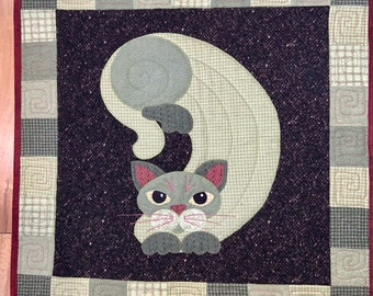 Woolly Pickle Puss Quilt by Helene Knott