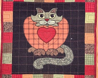 Woolly Purrsimmon Quilt by Helene Knott