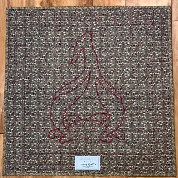 Art & Collectibles Fiber Arts Walla Walla Kitty Quilt by Helene Knott