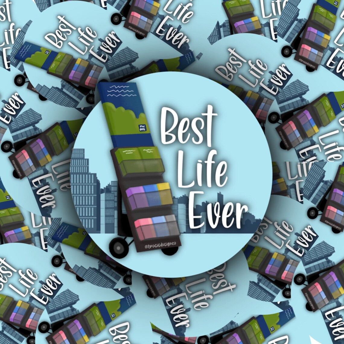 Best Life Ever JW Cart Sticker 2.5x 2.5 Pioneer Gifts Etsy