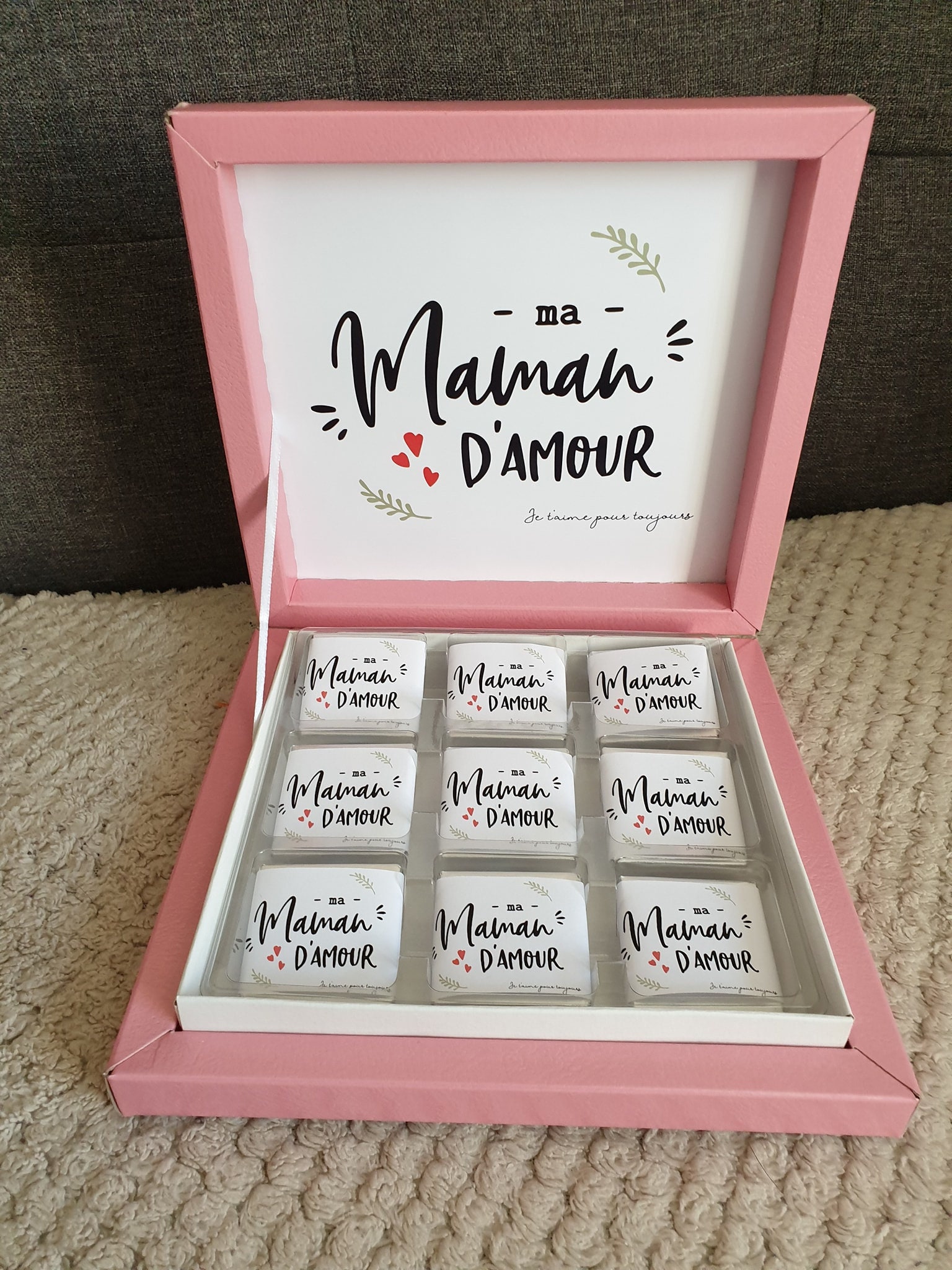 Boite de Chocolat Personnalisée Maman