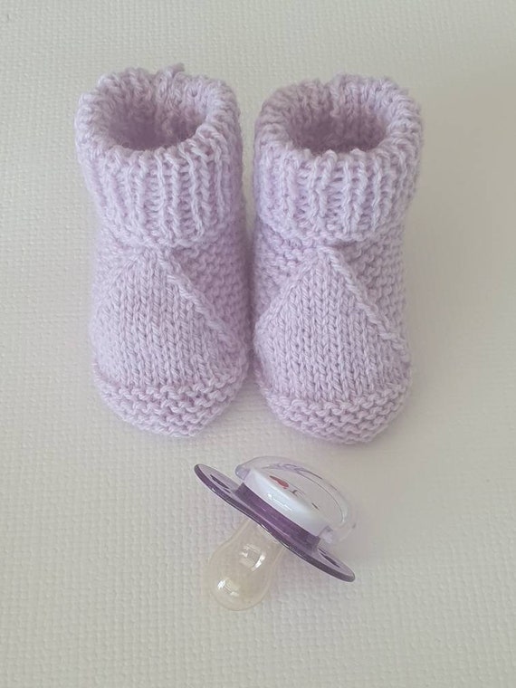 Tuto Chausson Bébé Tricot Facile Chausson Triangle Tricot