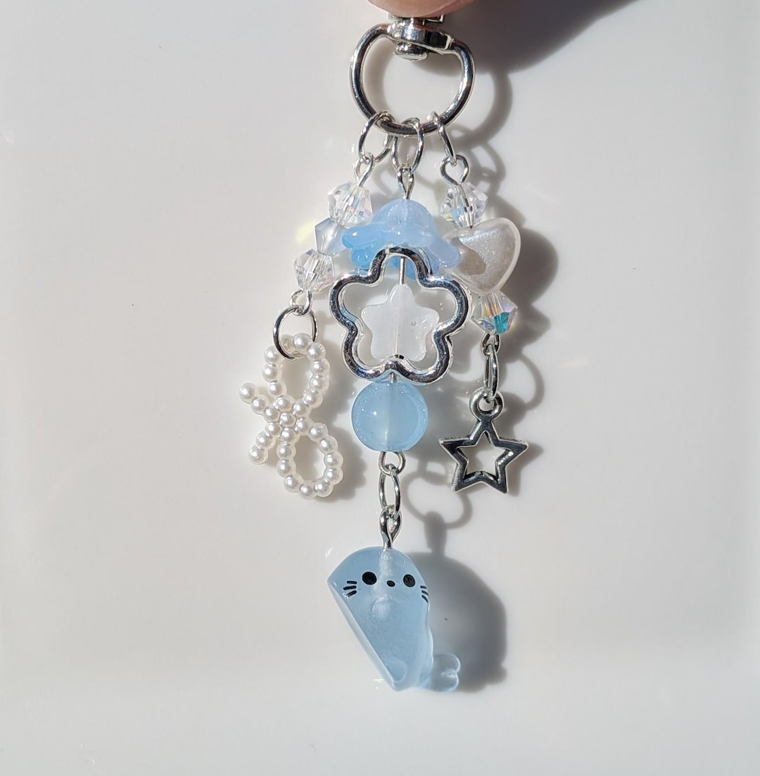 Blue Seal Keychain - Etsy