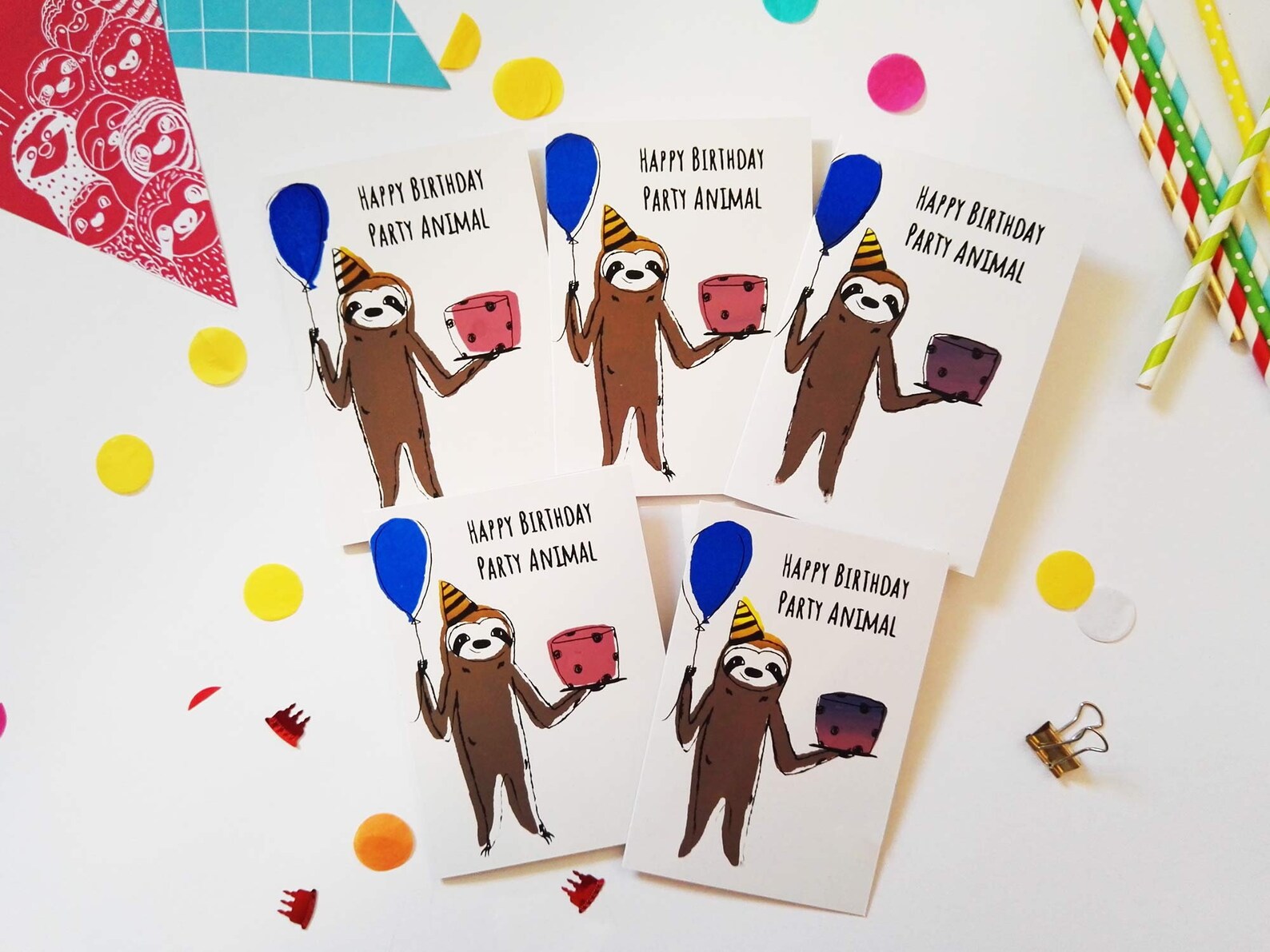 Lustige Geburtstagskarte mit Faultier Faultier Etsy Schweiz