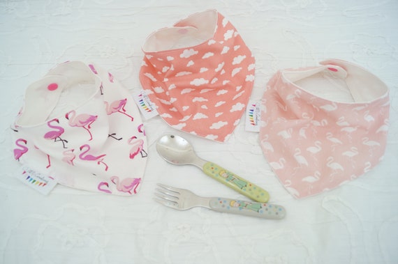 bibs baby pink