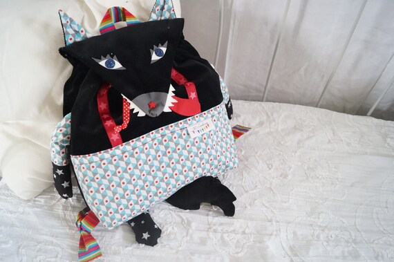 wolf bookbag