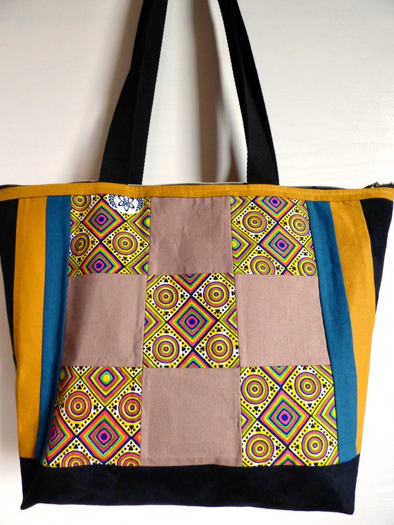 トートバッグ HI Women's FRANCIS Tote Bag Yellow-Black 713FygAfPlL._UY900_.jpg