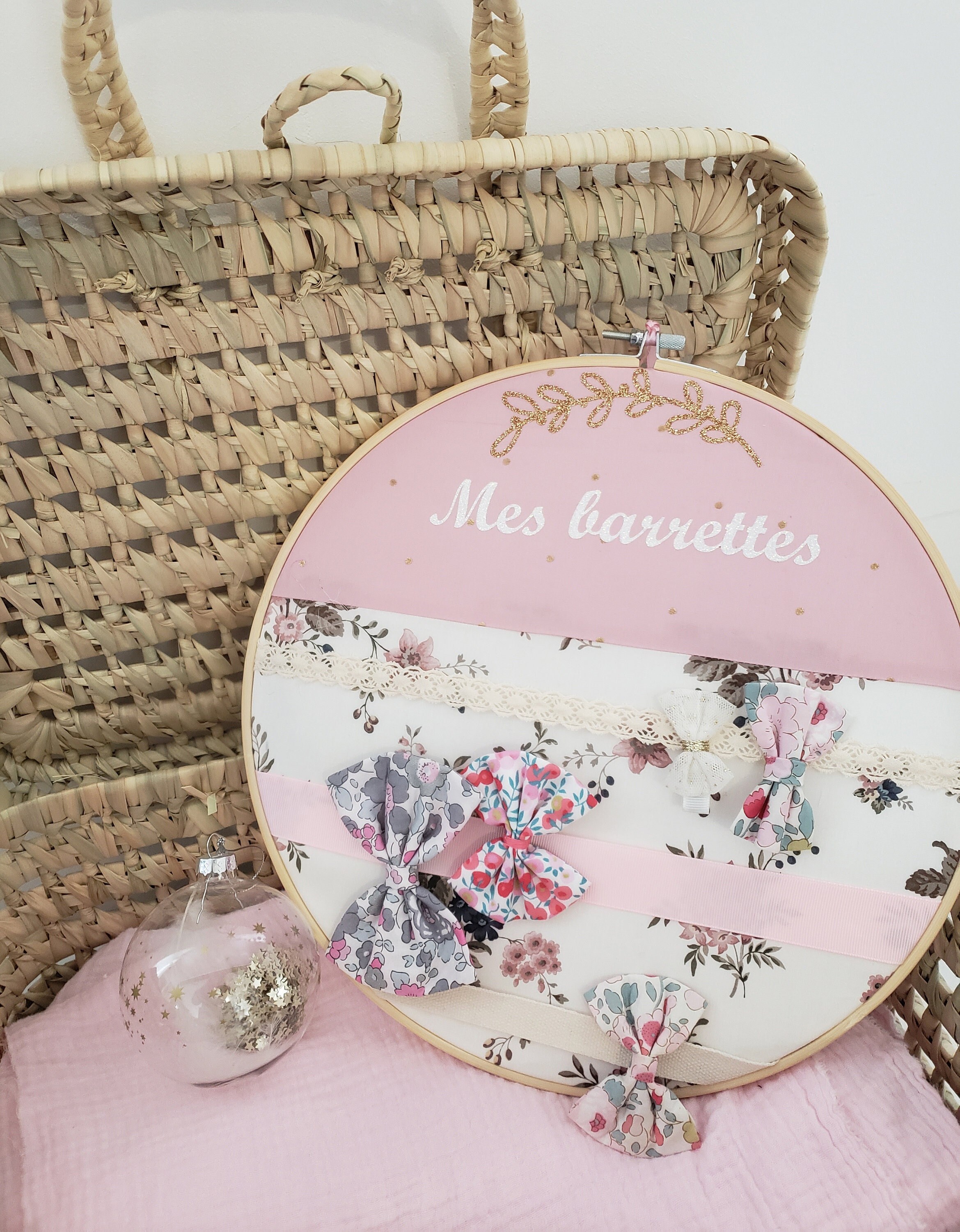 Porte-Barrettes Mural Liberty Sussex