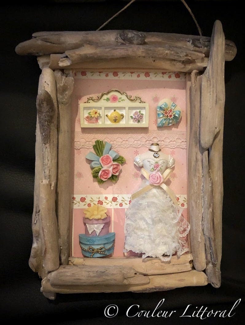 Petit Cadre Mural Romantique