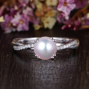 Pearl ring settings hotsell