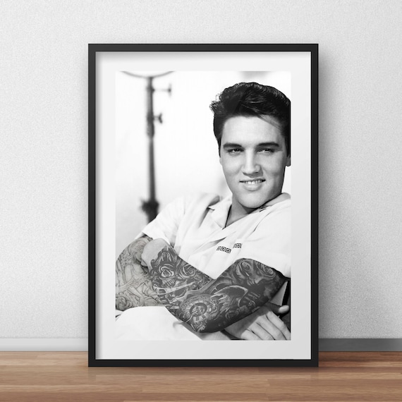 Elvis Presley Colourful wall art A3