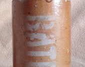 Doulton Lambeth antique stoneware brown saltglaze vintage bottle marked Batey