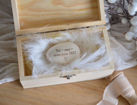 Oeuf En Bois Pour Annonce De Grossesse Originale Futur Bebe Etsy