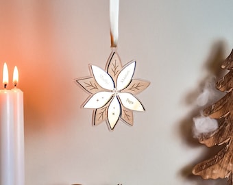 Christmas flower to decorate your Christmas tree, Christmas ball to personalize