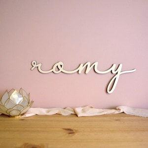 Nombre de madera personalizado, decoración de pared, caja de juguetes, habitación infantil, idea de regalo de nacimiento, cumpleaños, bebé