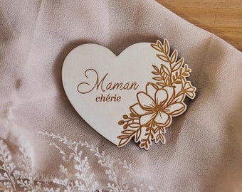 Flower magnet to personalize for Mother's Day, ideal little gift idea for mothers