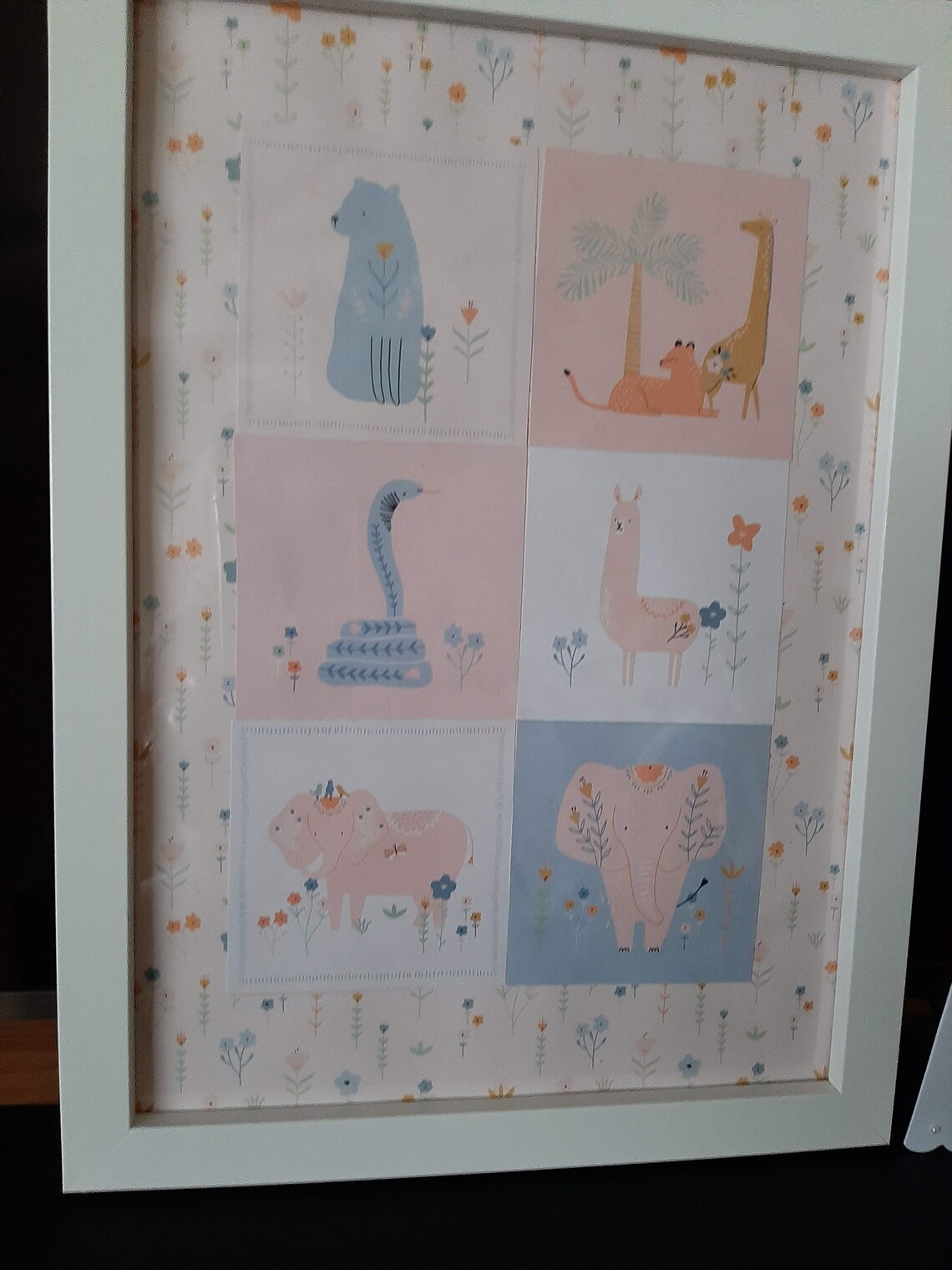 Original Framed Art Nursery Girls Etsy