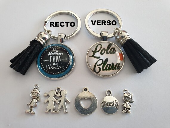 Personalized Dad Key Ring, 
