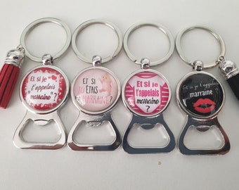 Schlüsseltor bittet, Meine Patentante zu sein, Geschenk Tauftaufe