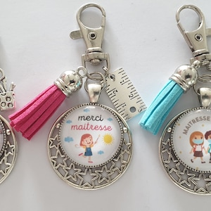 super mistress keychain, master keychain, teacher gift end of year, school teacher, gift end of school year