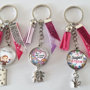 atsem gift, atsem key ring, school gift, nursery gift