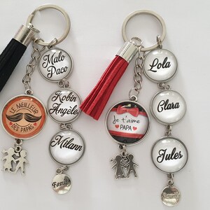 Daddy keychain, Father&#39;s Day gift, personalized dad gift