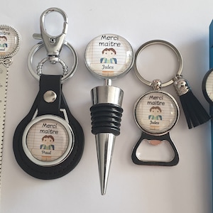 Gepersonaliseerd cadeau voor leraren, sleutelhanger voor leraren, schoolcadeau voor leraren, cadeau voor leraren