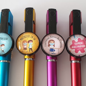 stylo maîtresse, cadeau maîtresse, cadeau maîtresse fin d'année, maîtresse d'école