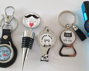 Chaveiro para o dia dos pais, presente para o dia dos pais, presente personalizado para o pai
