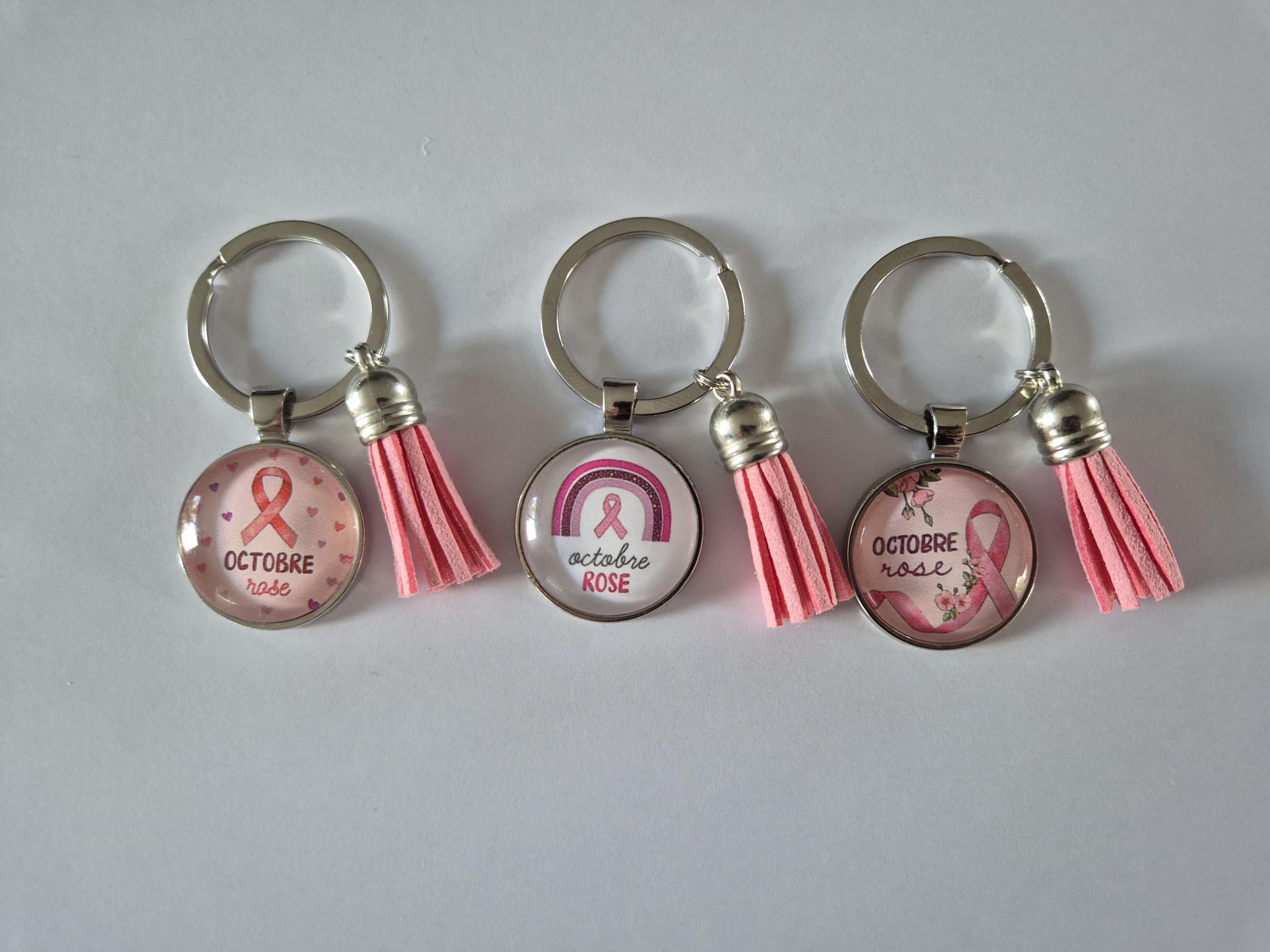 Porte-clés Lanière Lutte Contre Le Cancer
