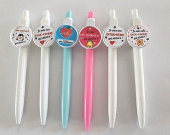Caneta esferográfica personalizável, presente para cuidador, enfermeira, parteira, enfermeira e cuidador
