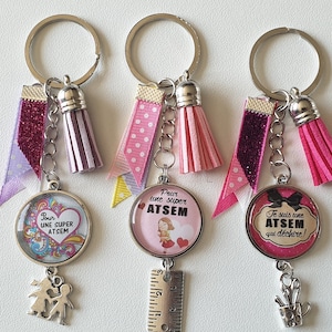 atsem cadeau, Porte clé atsem, cadeau maternelle, cadeau école