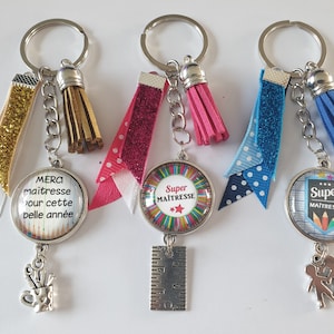super meesteres sleutelhanger, school leraar cadeau
