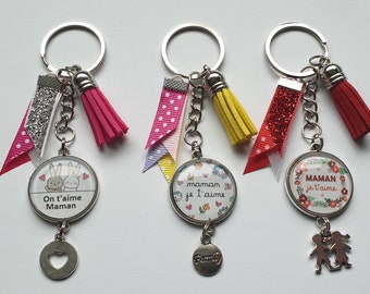 Mother's Day, personalized mom gift, Mother's Day mom key ring