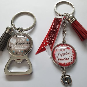 Keychain do you want to be my godfather, ask godfather godmother, godfather godmother baptism gift