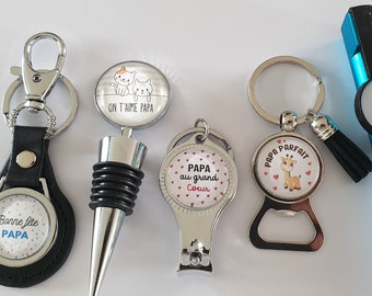 Chaveiro para o dia dos pais, presente personalizado para o pai, presente para o dia dos pais
