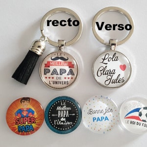 porte clé papa, cadeau fête des pères, cadeau personnalisé papa
