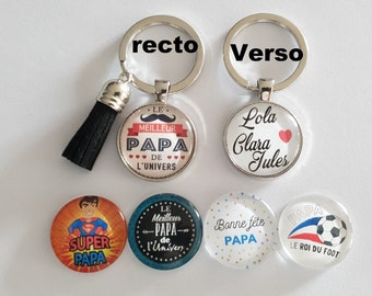 porte clé papa, cadeau fête des pères, cadeau personnalisé papa