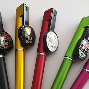 cadeau tata noël, stylo tata, stylo personnalisé tata, tata d'amour