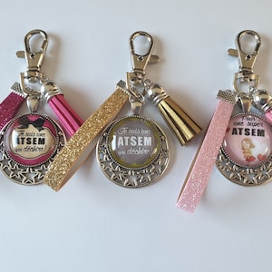 atsem sleutelhanger, atsem cadeau, Atsem tas juweel