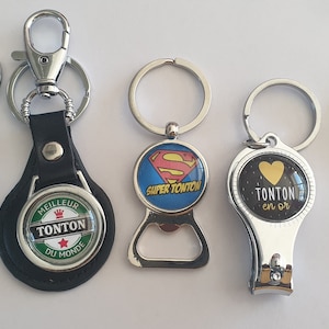 uncle key ring, uncle bottle opener, personalized uncle gift