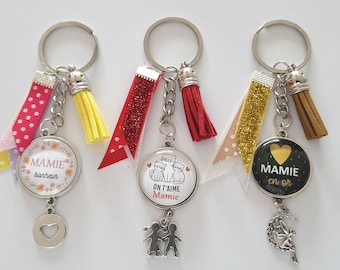 porte clé mamie, mamie en or, fête des mamie, cadeau mamie