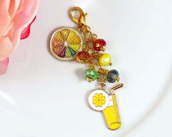 Lemonade Planner Charm/ Summer Drink Charm/ Planner Charms/ Travelers Notebook Charms/ Planner Charm For Tn/ chunky planner Charm.