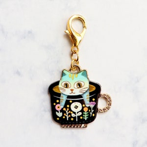 Notebook Cat Enamel Charm Notebook Cat Enamel Charm