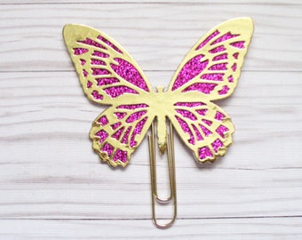 Butterfly Planner Clips, Planner Accessories, Butterfly Planner paper Clips, Bookmark, Traveler Notebook Clips