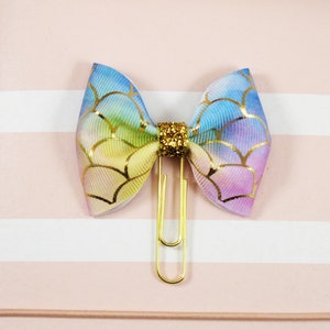 Bow planner clips, Bow Planner paper Clips, Planner Accessories, Bow Paperclip, Bow Planner Bookmark, Filofax, Happy Planner