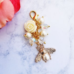 Bee Planner Charm/ Charm/ Planner Charms/ Travelers Notebook Charms/ Planner Charm For Tn/ chunky planner Charm.