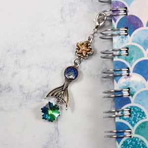Mermaid Tail Planner Charm/ Midori Charm/ Planner Charms/ Travelers Notebook Charms/ Planner Charm For Tn/ planner Charm.